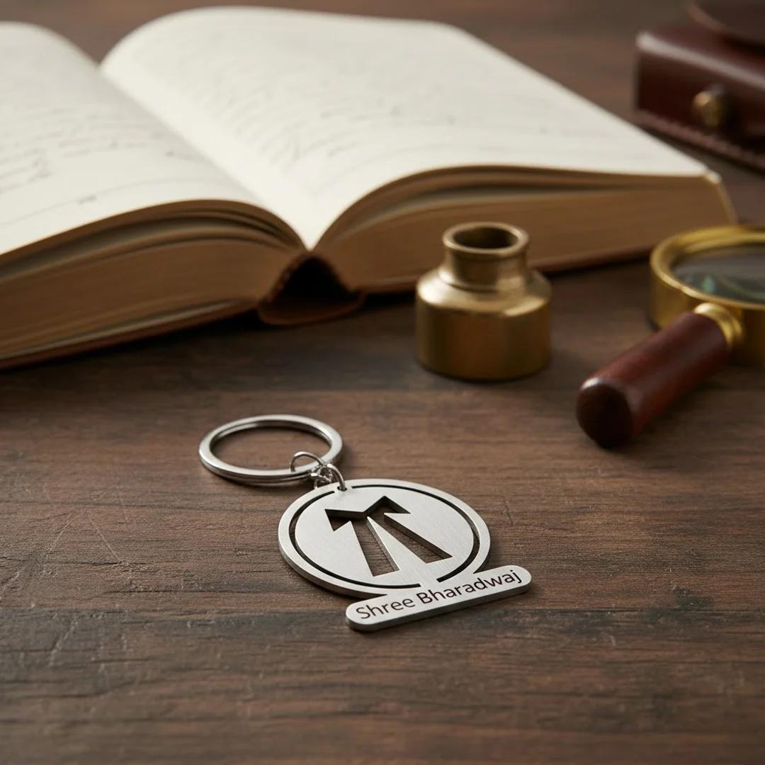 Zpics Personalised Keychain for Advocates and Lawyers